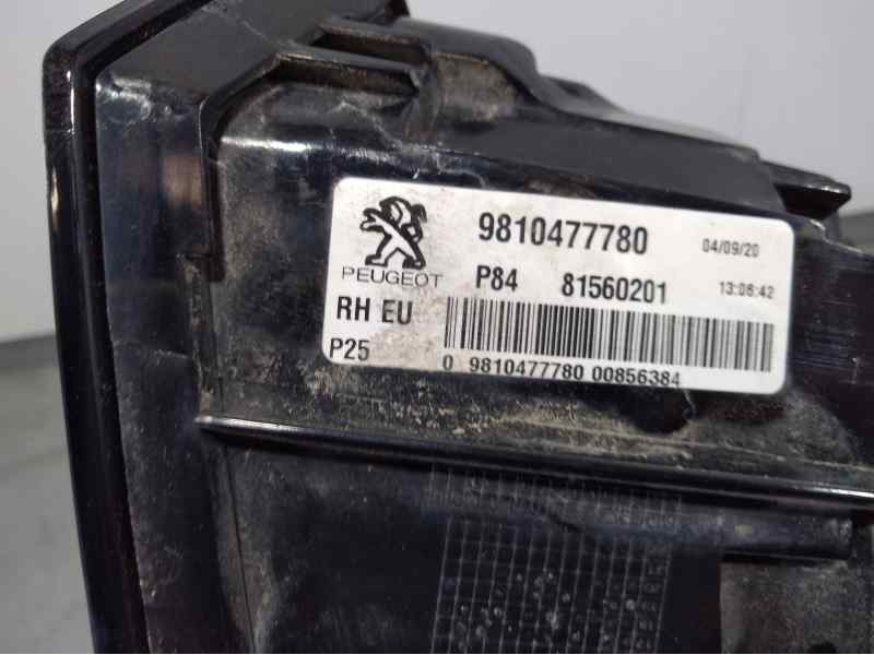 Recambio de piloto trasero derecho para peugeot 3008 hybrid allure referencia OEM IAM 9810477780  INTERIOR-TOCADO