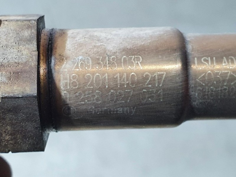 Recambio de sonda lambda para dacia sandero stepway referencia OEM IAM 226934803R 0258027031 BOSCH CLAVIJA TOCADA