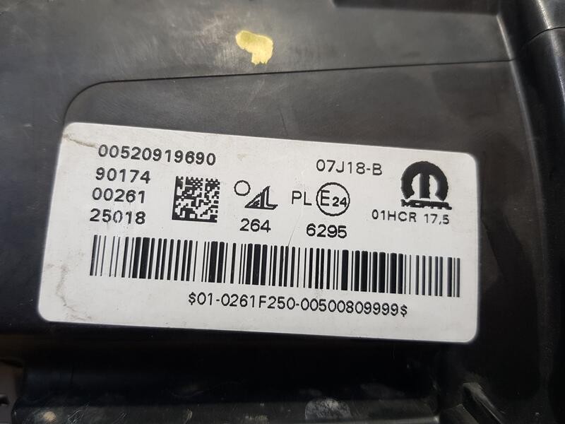 Recambio de faro derecho para fiat 500 x (334) city cross referencia OEM IAM 52091969 SOPORTE ROTO FULL LED