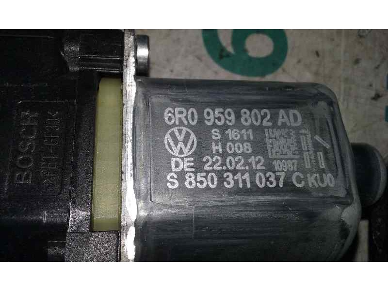 Recambio de elevalunas delantero derecho para volkswagen polo (6r1) advance referencia OEM IAM 850311037C 6R0959802AD ELECTRICO
