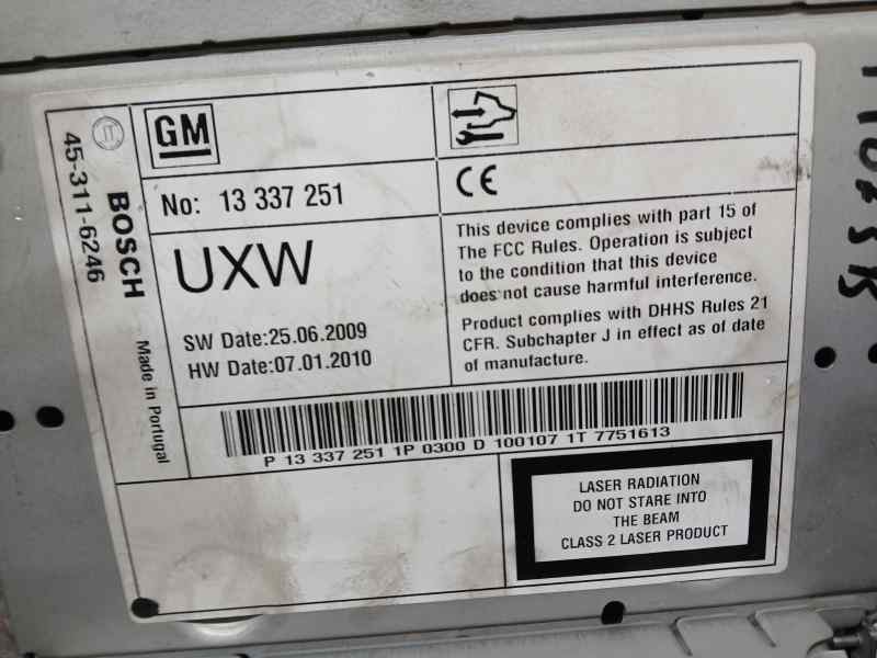 Recambio de modulo electronico para chevrolet cruze lt referencia OEM IAM 13337251 453116246 BOSCH SISTEMA AUDI CD