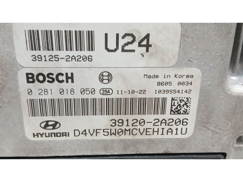 Recambio de centralita motor uce para hyundai i40 i (vf) 1.7 crdi referencia OEM IAM 391252A06 BOSCH 0281018050