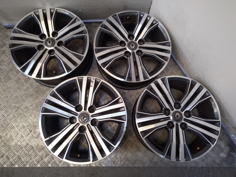 Recambio de juego llantas aluminio para renault megane iv zen referencia OEM IAM 6.5X16 5 TORN ET41 ALUMINIO 