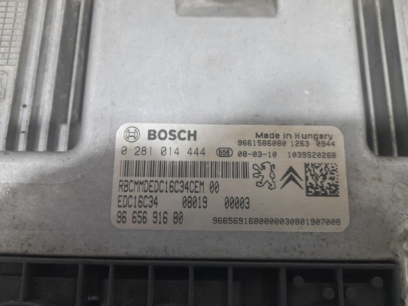 Recambio de centralita motor uce para citroën nemo monospace 1.4 hdi referencia OEM IAM 9665691680 BOSCH 0281014444