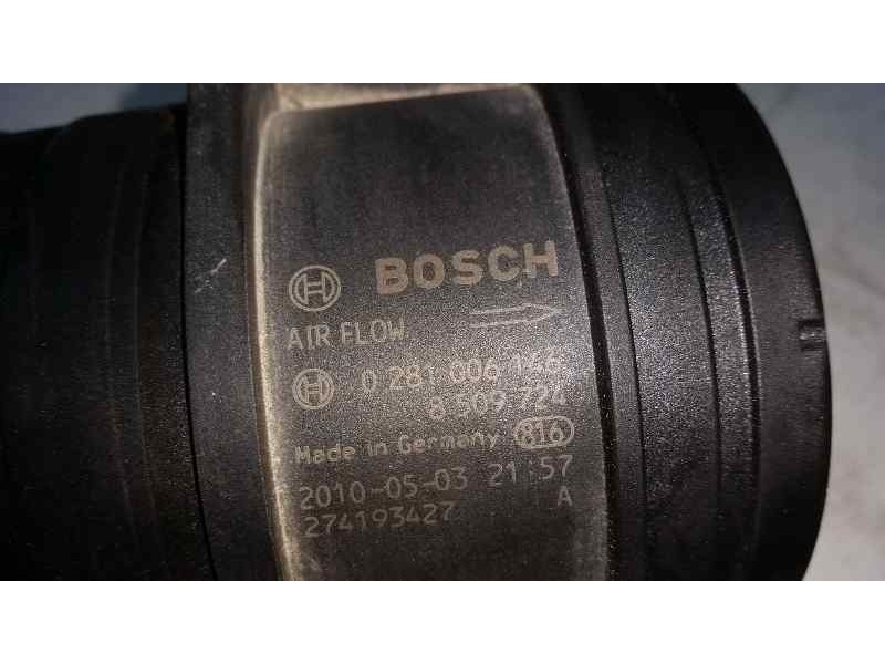 Recambio de caudalimetro para bmw serie 1 berlina (e81/e87) 116d referencia OEM IAM 0281006146 8509724 BOSCH