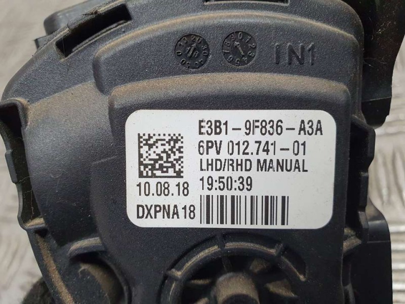Recambio de potenciometro pedal para ford ka+ active referencia OEM IAM E3B19F836A3A 6PV01274101 
