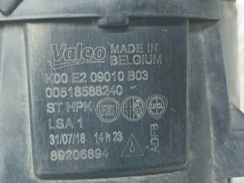 Recambio de faro antiniebla derecho para fiat 500 x (334) city cross referencia OEM IAM 518588240 89206894 VALEO