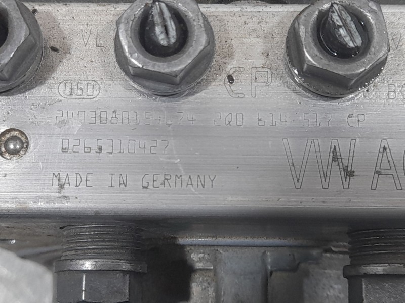 Recambio de abs para skoda fabia iv (pj3) 1.0 tsi referencia OEM IAM 2Q0614517CP  