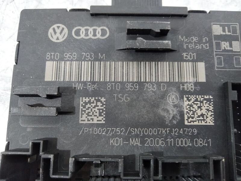 Recambio de modulo electronico para audi a4 ber. (b8) basis referencia OEM IAM 8t0959793m  