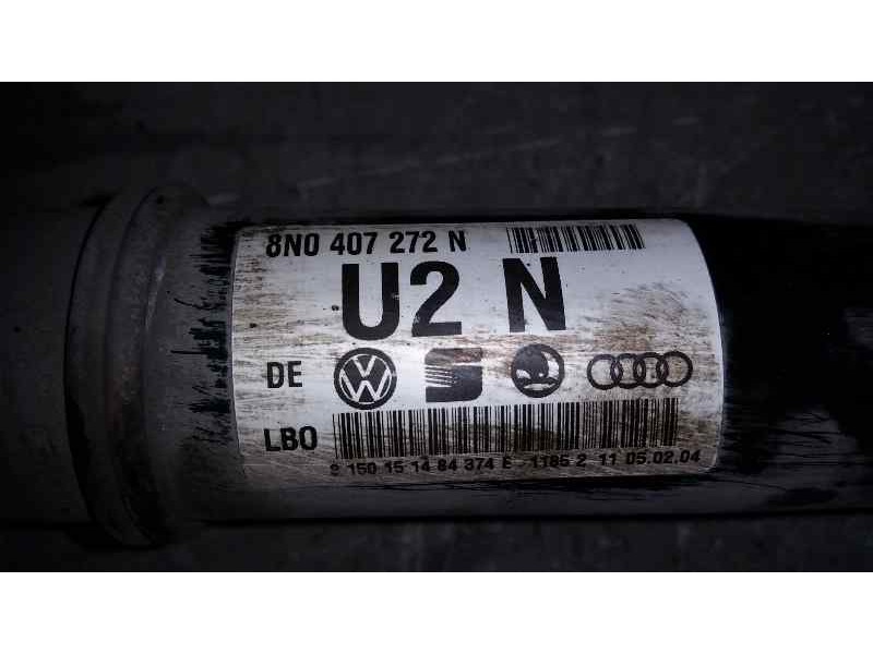 Recambio de transmision delantera derecha para audi tt (8n3/8n9) 1.8 t quattro coupe (165kw) referencia OEM IAM 8N0407272N  