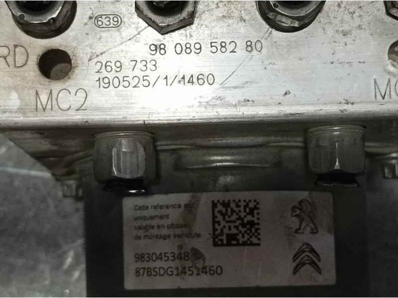 Recambio de abs para ds 7 crossback la premiere referencia OEM IAM 9808958280 269733 