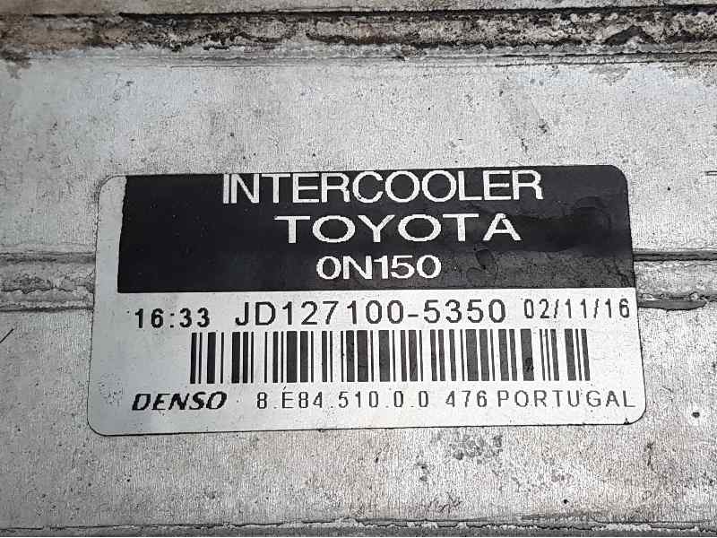 Recambio de intercooler para toyota auris active referencia OEM IAM 0N150 JD1271005350 DENSO