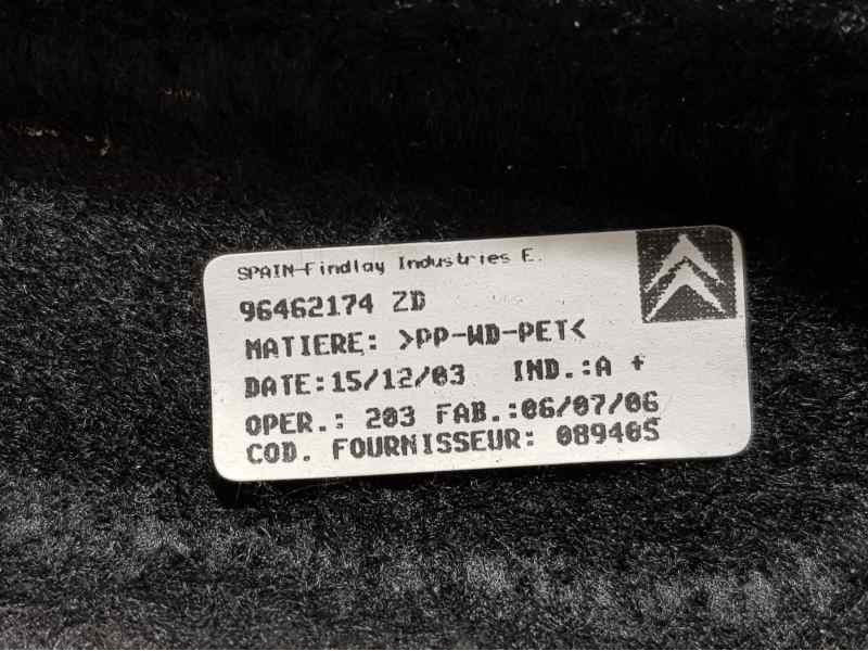 Recambio de bandeja trasera para citroën c4 berlina exclusive referencia OEM IAM 96462174ZD  TOCADA