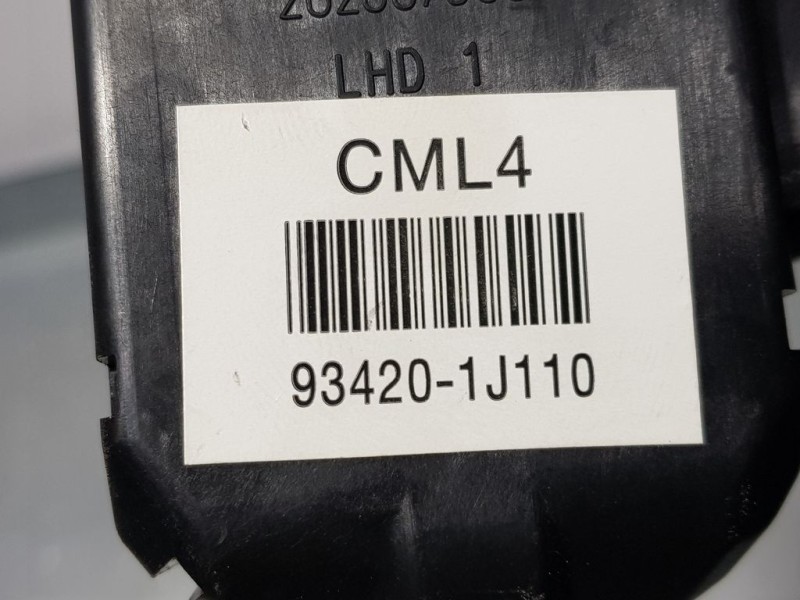 Recambio de mando limpia para hyundai i20 comfort referencia OEM IAM 934201J110  