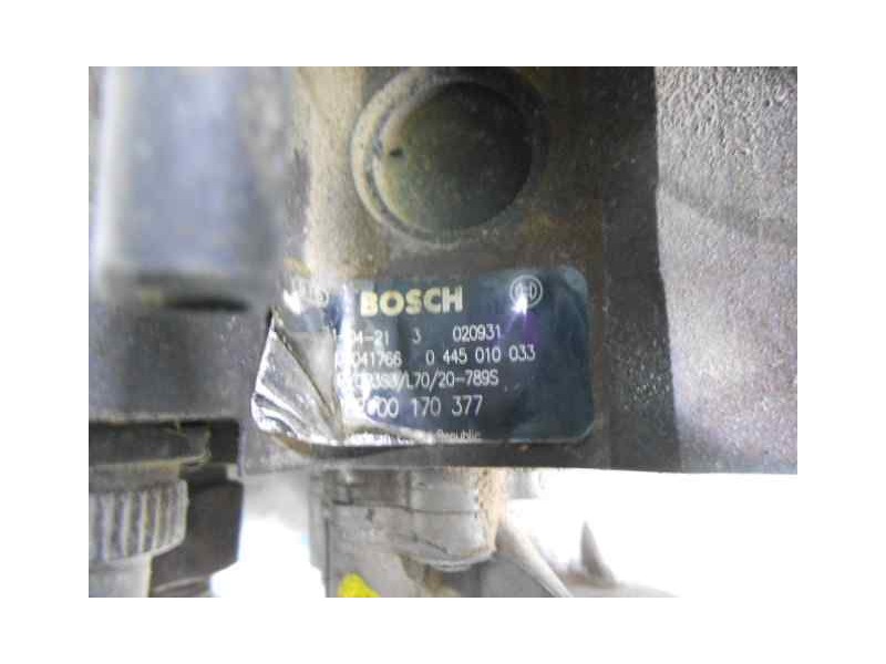 Recambio de bomba alta presion para renault espace iv (jk0) 2.2 dci turbodiesel referencia OEM IAM 0445010033  BOSCH