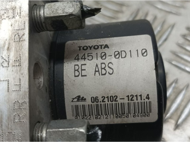 Recambio de abs para toyota yaris active referencia OEM IAM 445100D110 06210212114 ATE