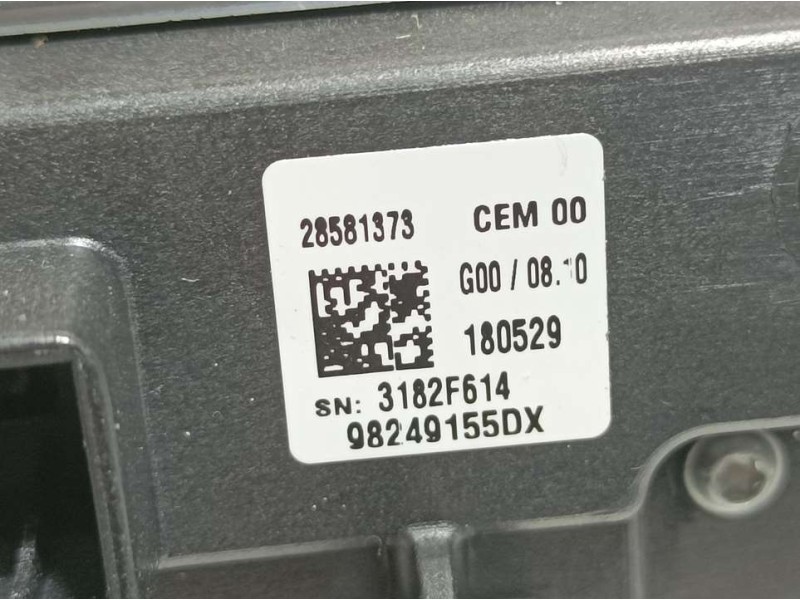 Recambio de mando multifuncion para peugeot 3008 gt line referencia OEM IAM 98249155DX  ON OFF. NAVEGADOR. CLIMATIZADOR. WARNING