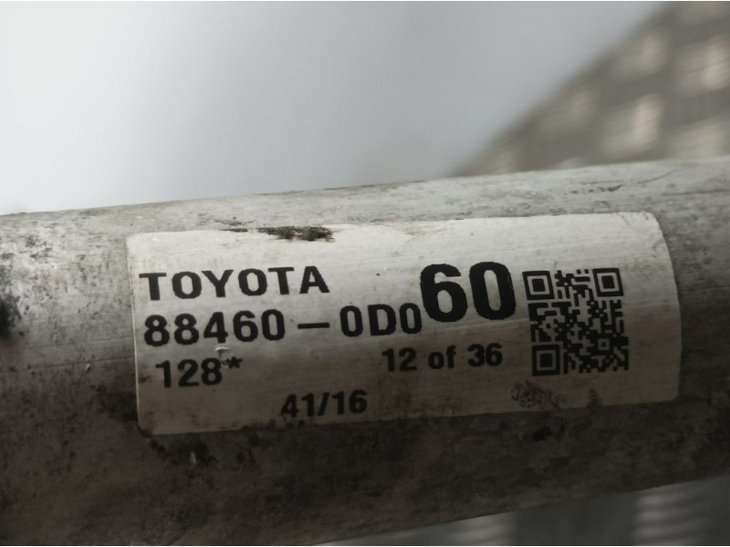 Recambio de condensador / radiador aire acondicionado para toyota yaris active referencia OEM IAM 884600D060  