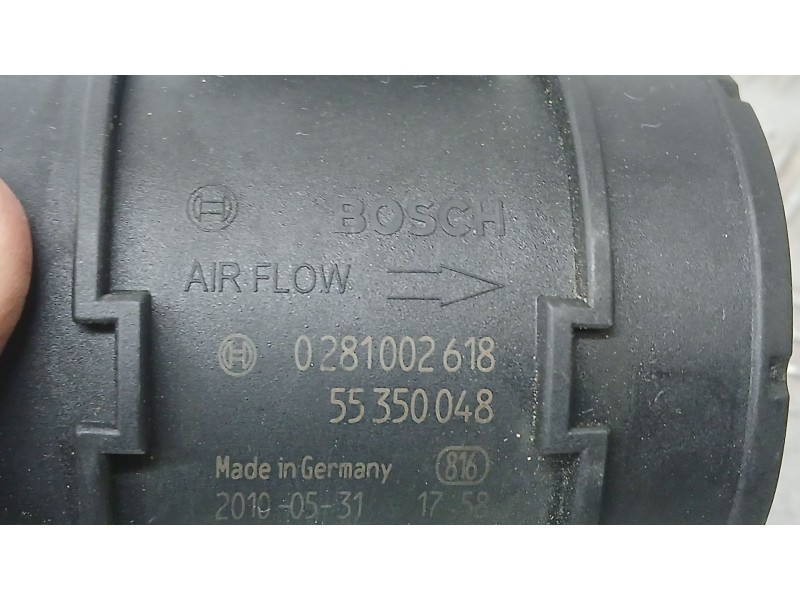 Recambio de caudalimetro para opel antara a (l07) 2.0 cdti referencia OEM IAM 55350048 BOSCH 0281002618