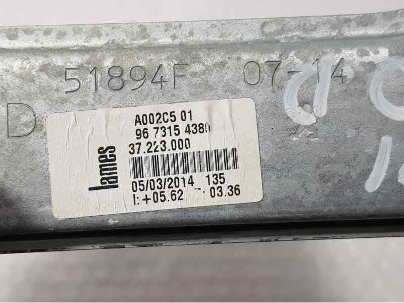 Recambio de elevalunas delantero derecho para peugeot 208 style referencia OEM IAM 9673154380 A002C501 LAMES ELÉCTRICO 2 PINS