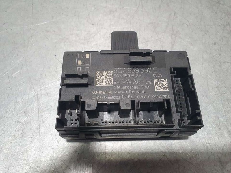 Recambio de modulo electronico para seat leon (5f1) reference referencia OEM IAM 5Q4959592E A2C7494660200 CONTINENTAL DEL DCH