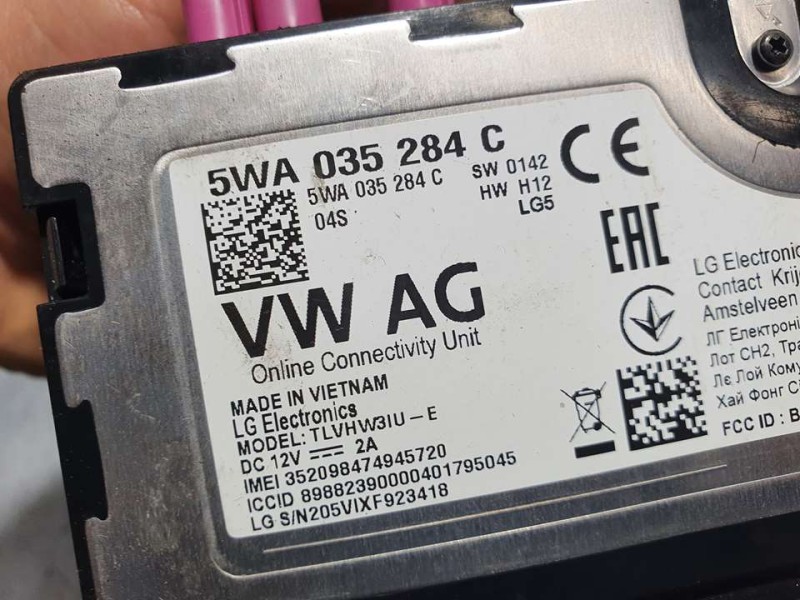 Recambio de modulo electronico para seat leon (kl1) style referencia OEM IAM 5WA035284C  