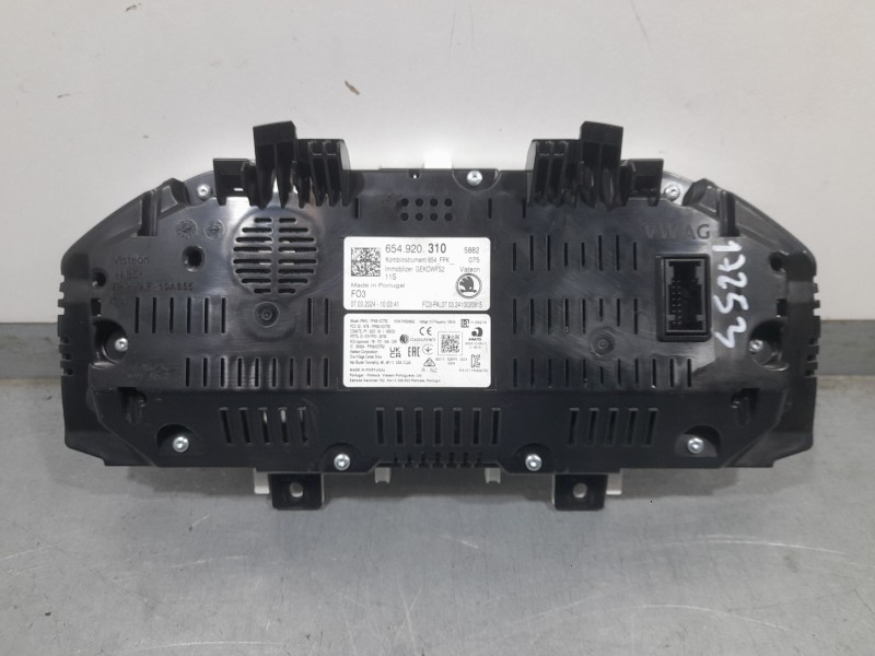 Recambio de cuadro instrumentos para skoda fabia iv (pj3) 1.0 tsi referencia OEM IAM 654920310  