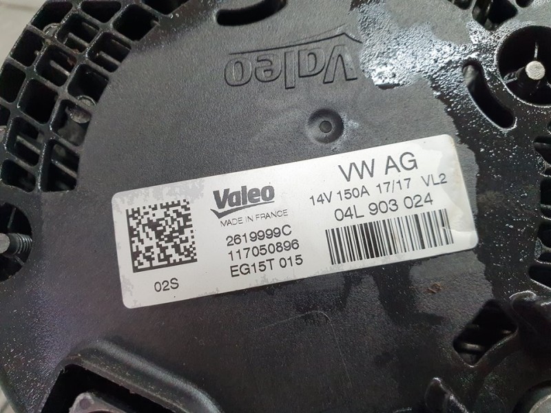 Recambio de alternador para audi a5 sportback (f5a) sport referencia OEM IAM 04L903024 2619999C 117050896