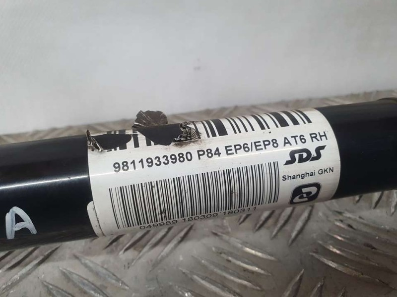 Recambio de transmision delantera derecha para peugeot 3008 gt line referencia OEM IAM 9811933980  