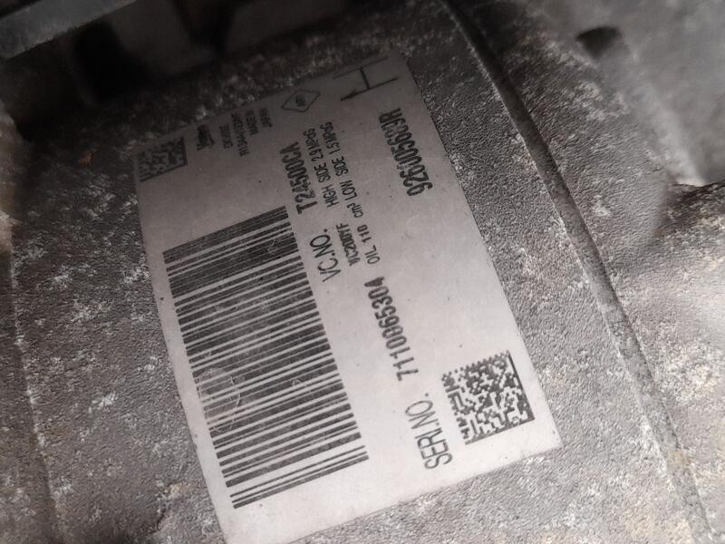 Recambio de compresor aire acondicionado para dacia logan ii tce 90 lpg referencia OEM IAM 926005689R  