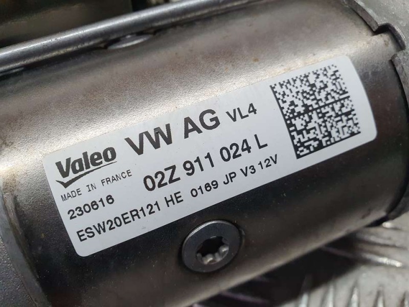 Recambio de motor arranque para seat leon (5f1) reference referencia OEM IAM 02Z911O24L ESW20ER121 VALEO