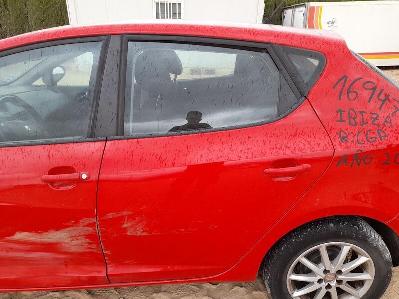 Recambio de puerta trasera izquierda para seat ibiza iv (6j5, 6p1) 1.2 referencia OEM IAM 6J4833055 ROZADA 