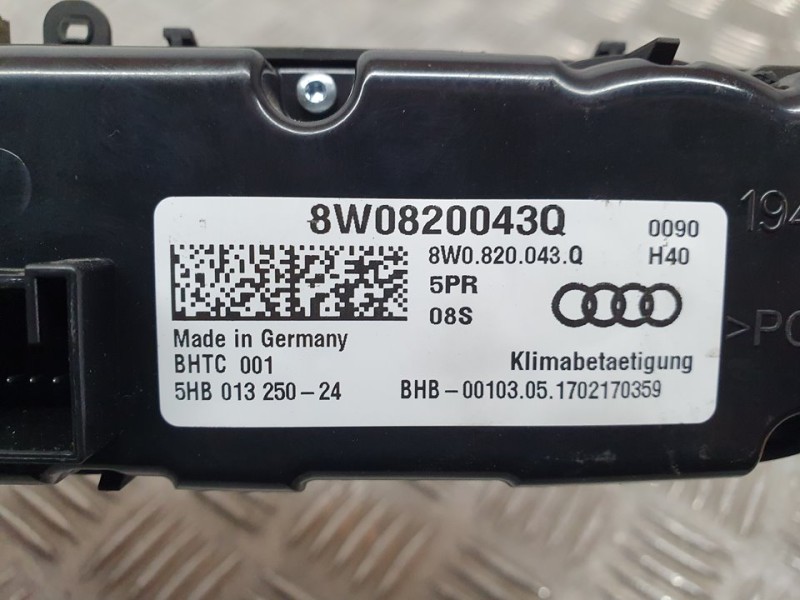 Recambio de mando climatizador para audi a5 sportback (f5a) sport referencia OEM IAM 8W0820043Q 5HB01325024 