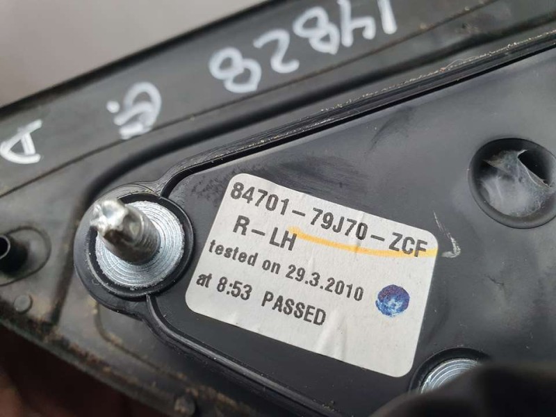 Recambio de retrovisor derecho para fiat sedici (189) 2.0 multijet 16v emotion 4x4 referencia OEM IAM 8470179J70ZCF  ELECTRICO 5