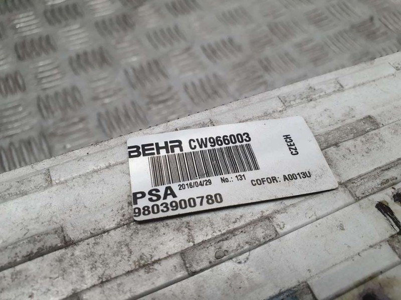 Recambio de intercooler para peugeot 2008 (--.2013) gt line referencia OEM IAM 9803900780 CW966003 BEHR