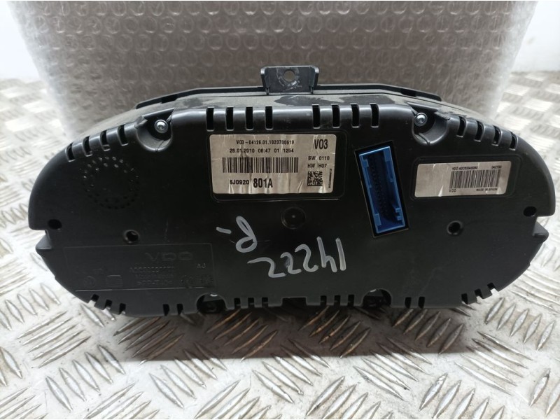 Recambio de cuadro instrumentos para seat ibiza (6j5) stylance / style referencia OEM IAM 6J0920801A A2C53349080 VDO