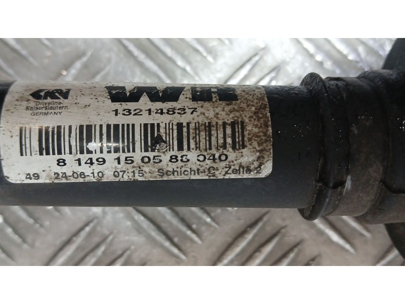 Recambio de transmision delantera derecha para opel astra h gtc (a04) 1.7 cdti (l08) referencia OEM IAM 13214837  