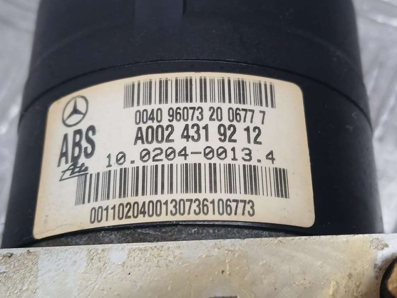 Recambio de abs para mercedes-benz clase c (w202) berlina 250 td (202.128) referencia OEM IAM A0024319212 10020400134 ATE
