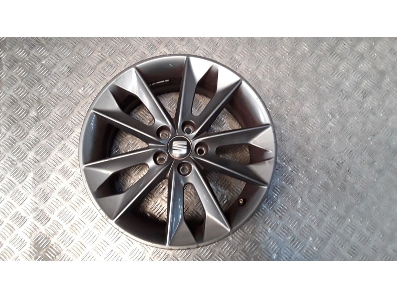 Recambio de llanta aluminio para seat ibiza iv (6j5, 6p1) 1.6 tdi referencia OEM IAM 7X16 5 TORN ET43 ALUMINIO ROZADA