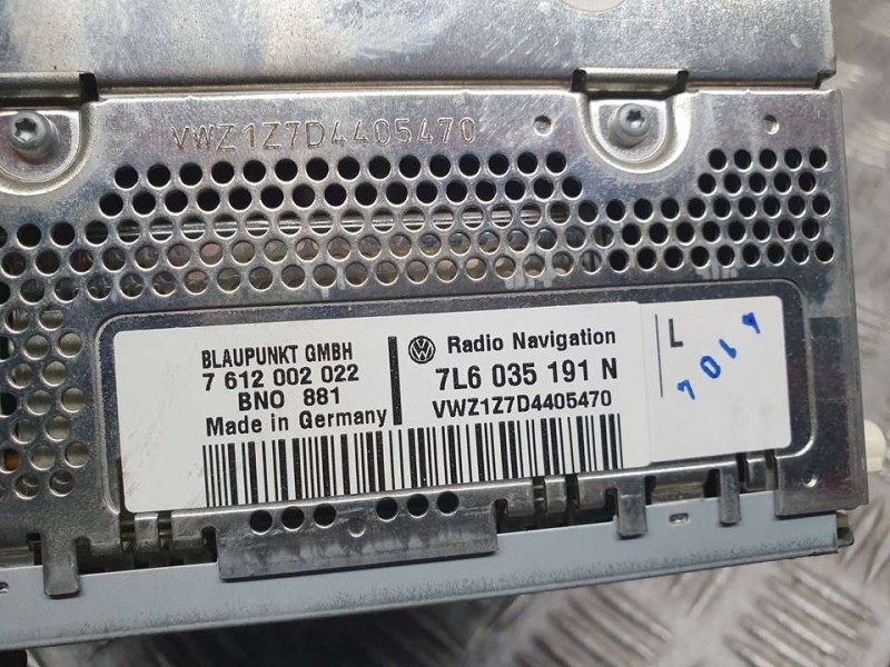 Recambio de sistema navegacion gps para volkswagen touareg (7la) tdi v10 referencia OEM IAM 7L6035191N 7612002022 