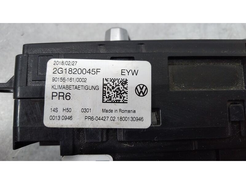 Recambio de mando climatizador para volkswagen polo advance referencia OEM IAM 2g1820045f 901561610002 
