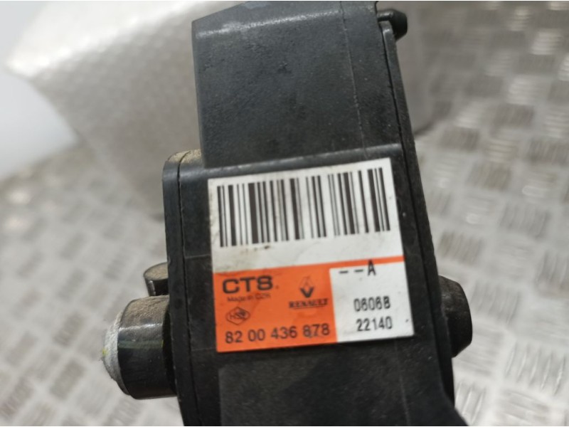 Recambio de potenciometro pedal para renault kangoo profesional referencia OEM IAM 8200436878  