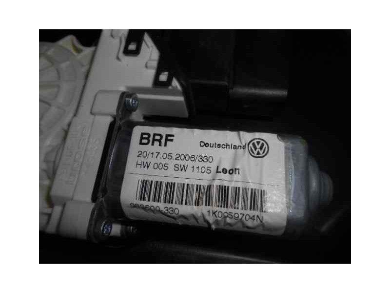 Recambio de elevalunas trasero derecho para seat leon (1p1) reference referencia OEM IAM   ELECTRICO
