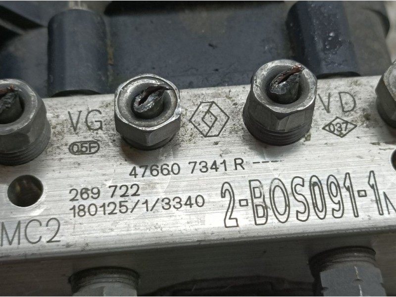 Recambio de abs para renault clio iv dynamique referencia OEM IAM 476607341R 269722 BOSCH