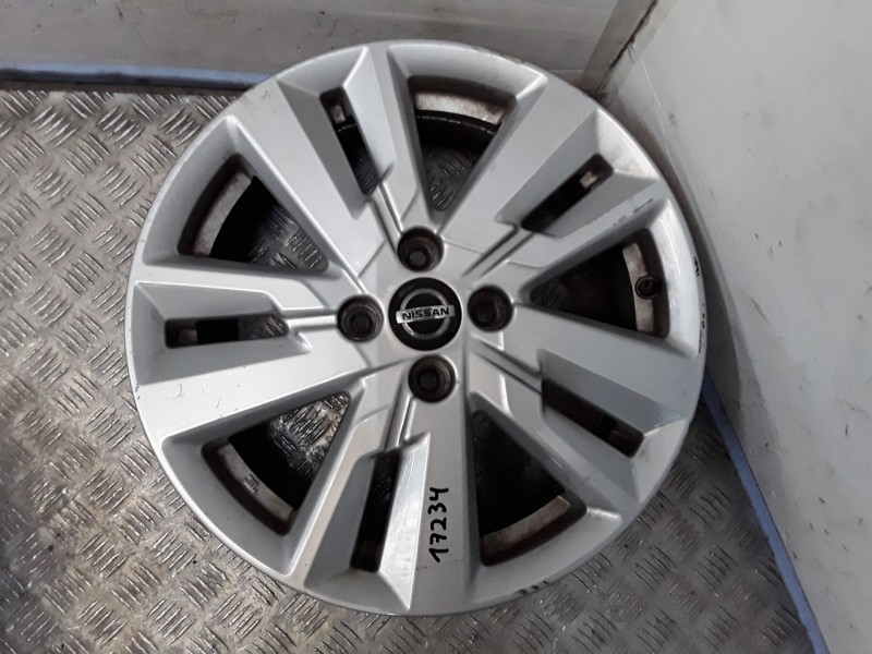 Recambio de juego llantas aluminio para nissan micra v (k14) 1.0 referencia OEM IAM 6X16 4 TORN ET50 ALUMINIO ROZADAS