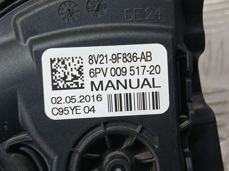 Recambio de potenciometro pedal para ford fiesta (ccn) trend referencia OEM IAM 8V219F636AB 6PV00951720 