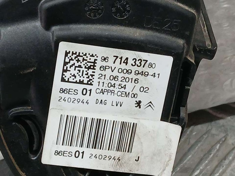 Recambio de potenciometro pedal para citroën c3 collection referencia OEM IAM 9671433780 6PV00994941 
