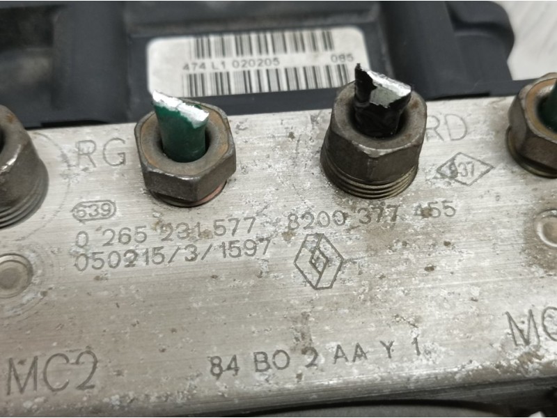 Recambio de abs para renault megane ii berlina 5p authentique referencia OEM IAM 8200377455 0265231577 BOSCH