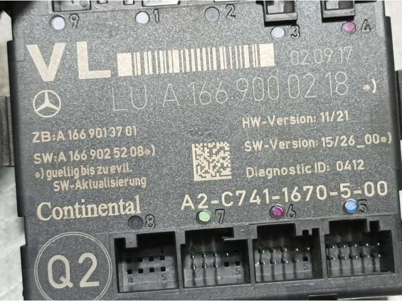 Recambio de modulo electronico para infiniti q30 1.5d referencia OEM IAM S1669000218 A2C7411670500 CONTINENTAL