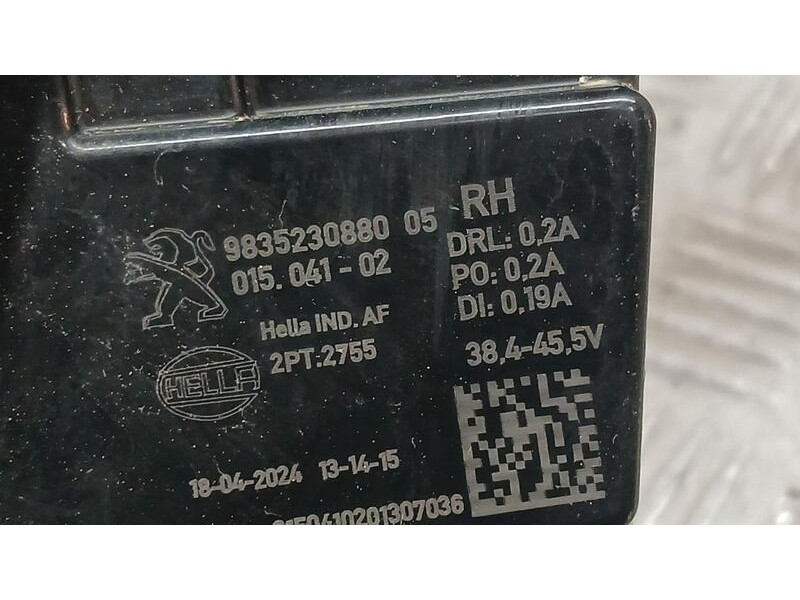 Recambio de piloto delantero derecho para peugeot 308 sw iii (fc_, fj_, fr_, f4_, fn_) bluehdi 130 (fcyhzl, fcyhzt) referencia O